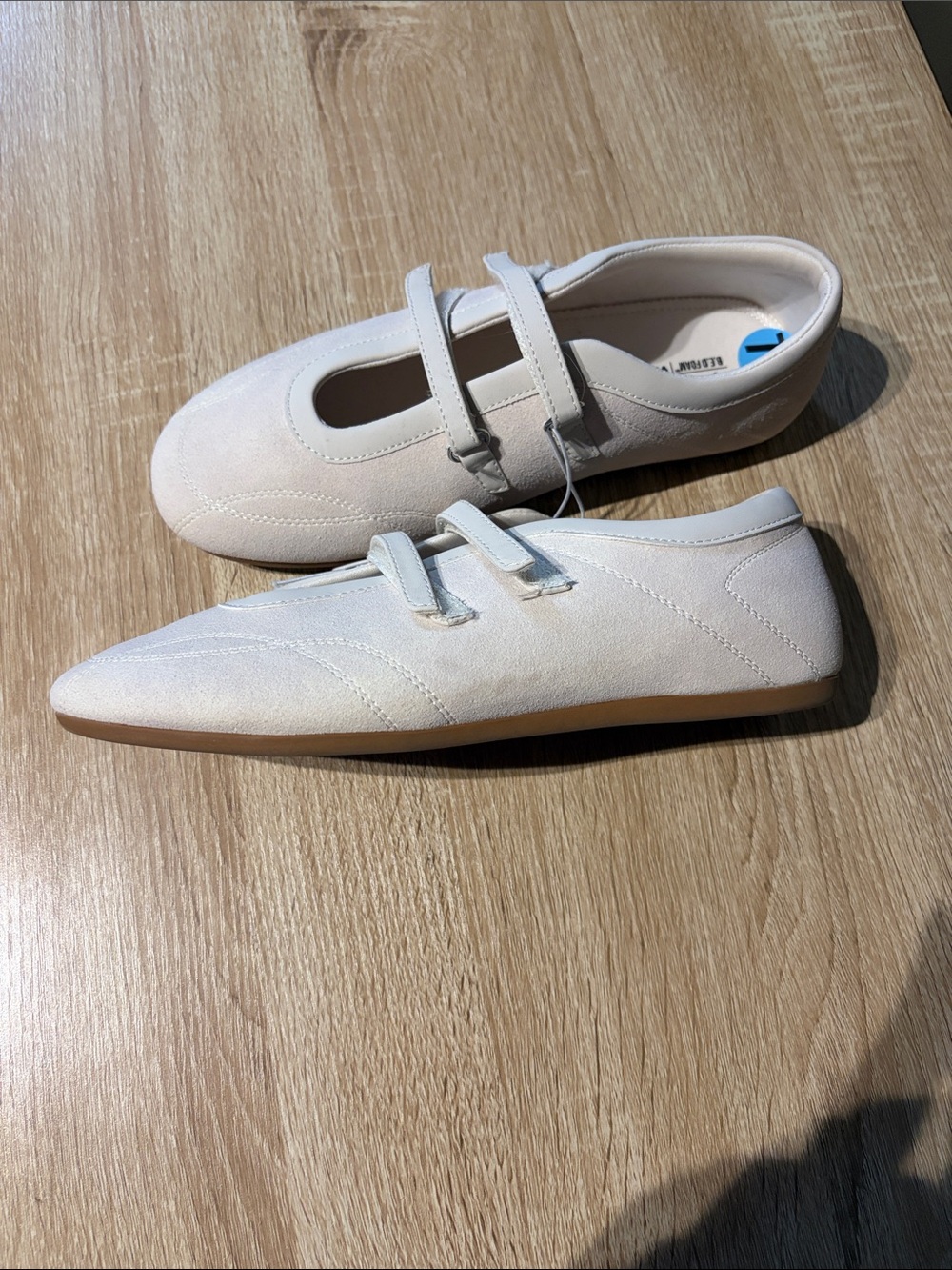 Call It Spring Women's Mary Jane Flats in Light Beige